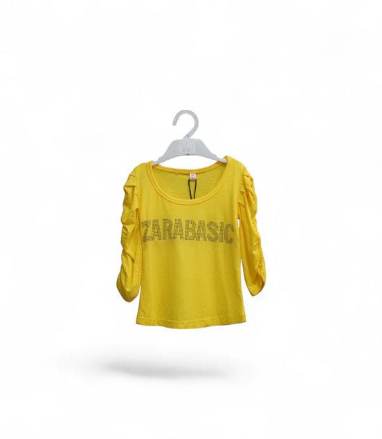 SOFTY YELLOW GIRL TOP