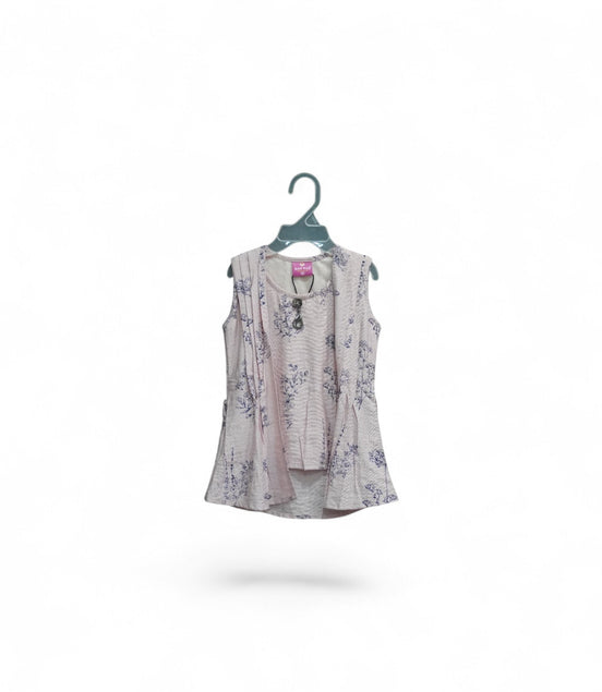 PEACH LEAF GIRLS TOP