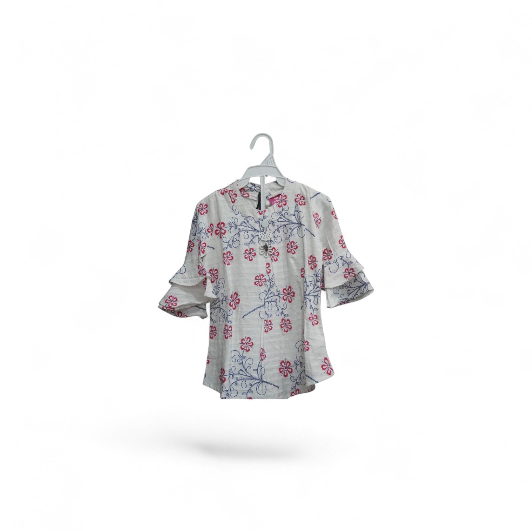 FLOWERS GIRLS TOP
