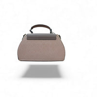 Elegant Woven Textured Structured Handbag — detail