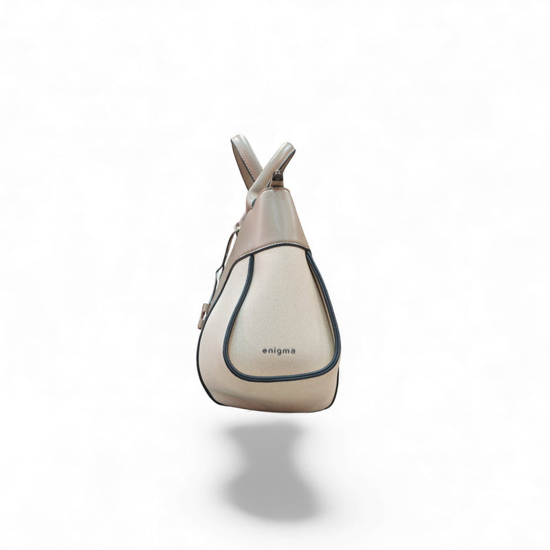 Enigma Beige Sling Backpack — angle