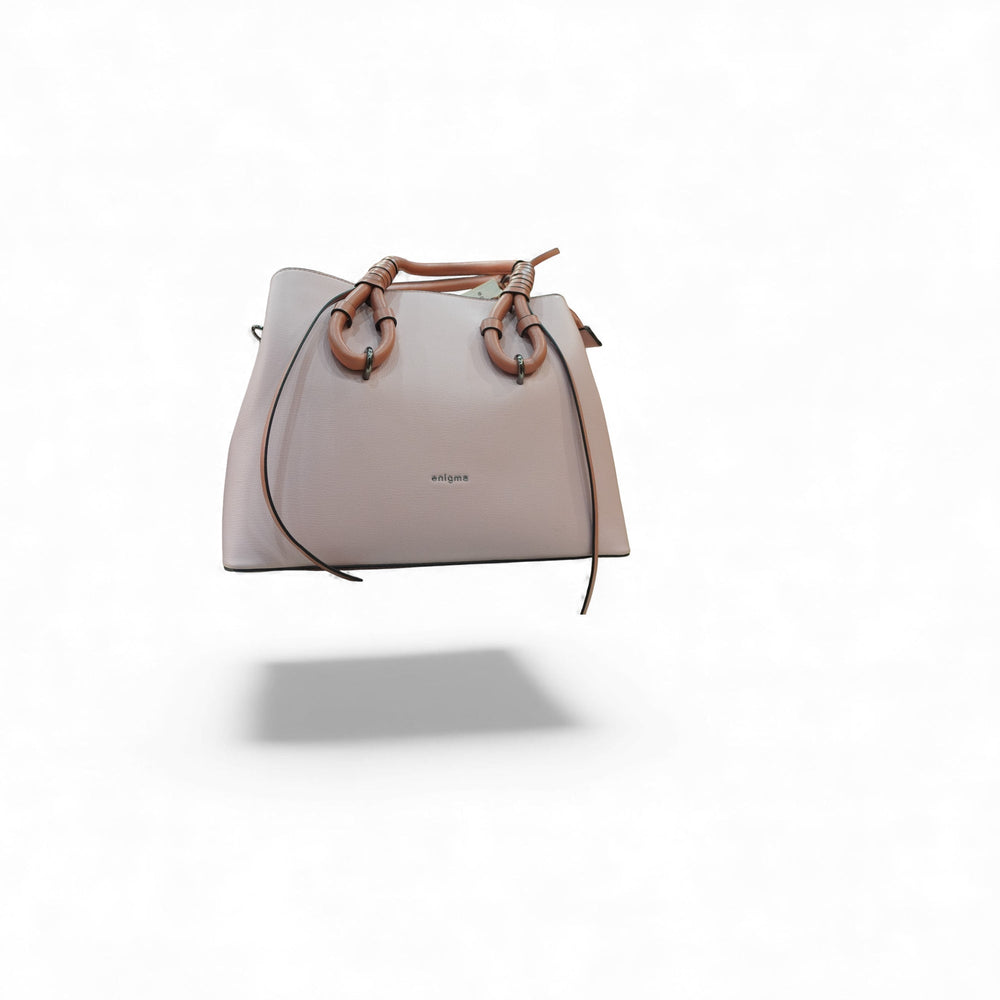 Elegant Blush Pink Handbag (Enigma) — front