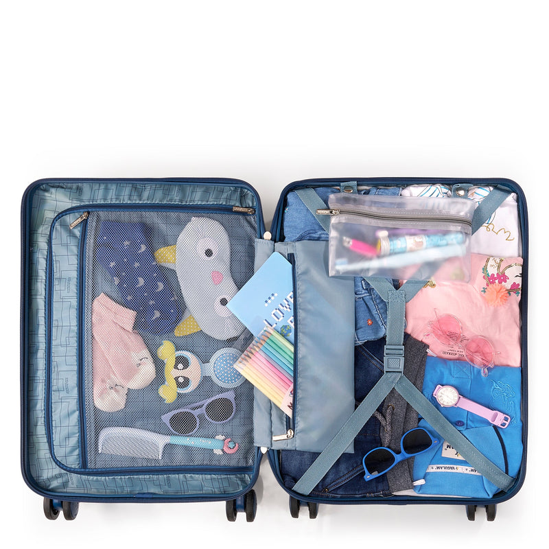 American Tourister Alcove Hardside Spinner Trolley Blue