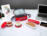 Milton Double Decker Plastic Lunch Box