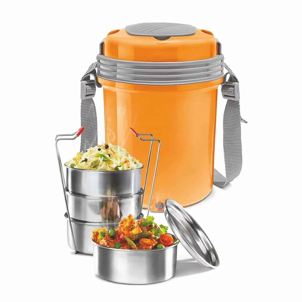 Milton Electron Electric Lunch Box — 3pc Set