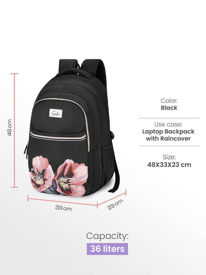 Genie Evepetal 36L Laptop Backpack Black — view 6