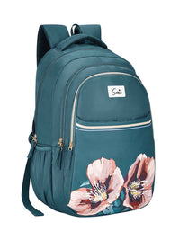 Genie Evepetal 36L Laptop Backpack With Raincover - Dark Green