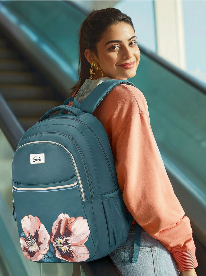 Genie Evepetal 36L Laptop Backpack Dark Green — view 6