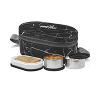 Milton Executive Prime Lunchbox — Black with container