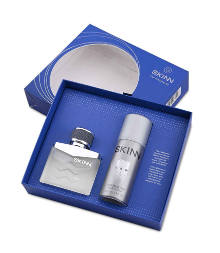 Skinn by Titan Raw Coffret for Men (EDP + Deo Gift Set)