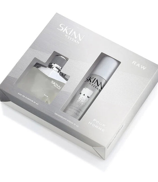 SKIN BY TITAN  CLASSIC COFFERET (RAW EDP,RAW DEO)  50ML-75ML