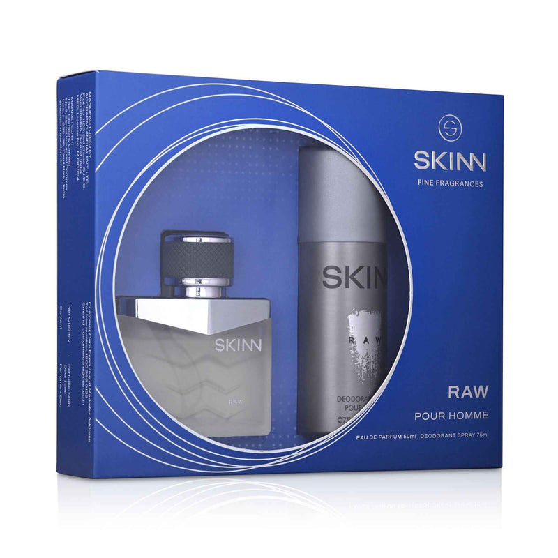 Skinn by Titan Raw Coffret for Men (EDP + Deo Gift Set)