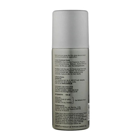 Skinn By Titan Raw Long-lasting Deodorant Spray For Men