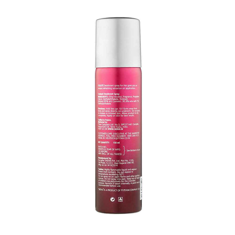 Skinn Celeste Deodorant Spray for Women — 150 ml
