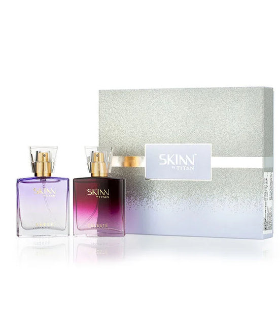SKINN by Titan Women Celeste & Sheer Miniature EDP Gift Set - 25 ml Each