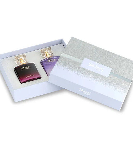 SKINN by Titan Women Celeste & Sheer Miniature EDP Gift Set - 25 ml Each