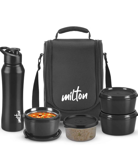 Milton Food Fiesta Lunchbox Black