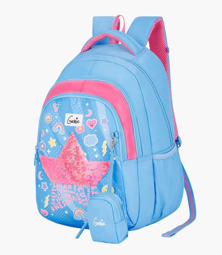 Genie Starlis Small Backpack for Kids - Blue