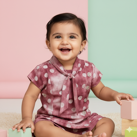 FLOK DOTS GIRLS TOP