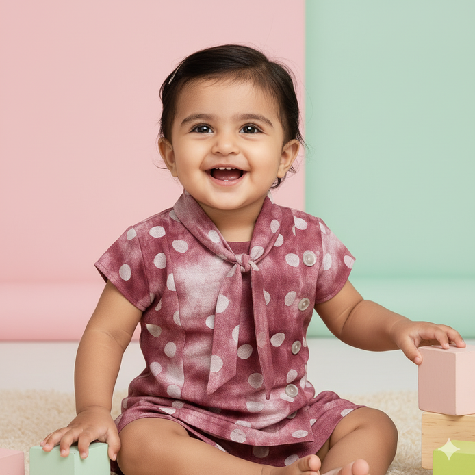 FLOK DOTS GIRLS TOP