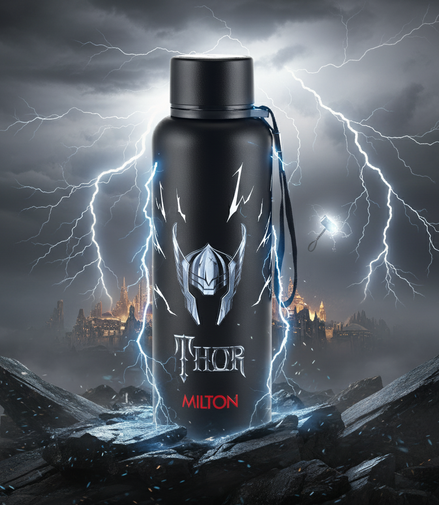 Milton Marvel Thor Artedge Water Bottle