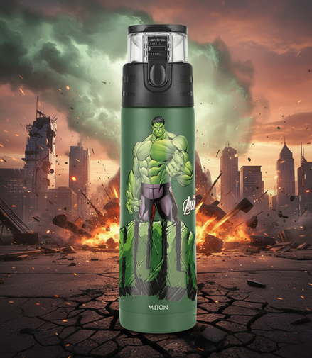 Milton Marvel Mighty Hulk Thermosteel Bottle