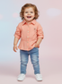 BLUE  SEEFFON GIRLS TOP