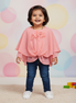 PINK STAR GIRLS TOP