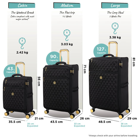 IT Luggage Glimmering Cabin Soft Luggage