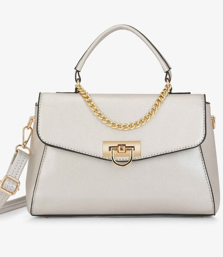 Lavie Luxe Pine Small Flap Satchel Bag