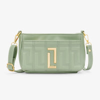 Lavie Luxe Helena 3 Compartment Small Sling Bag in Sage Green