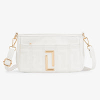 Lavie Luxe Helena 3 Compartment Small Sling Bag in White