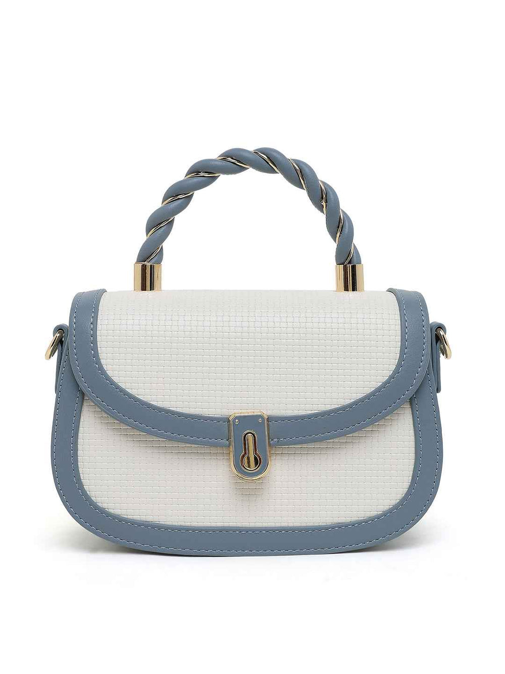 AKIKI London Trinity Flap Small Satchel Bag
