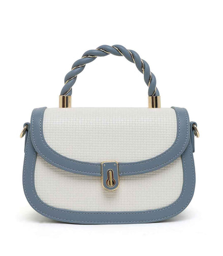 AKIKI London Trinity Flap Small Satchel Bag