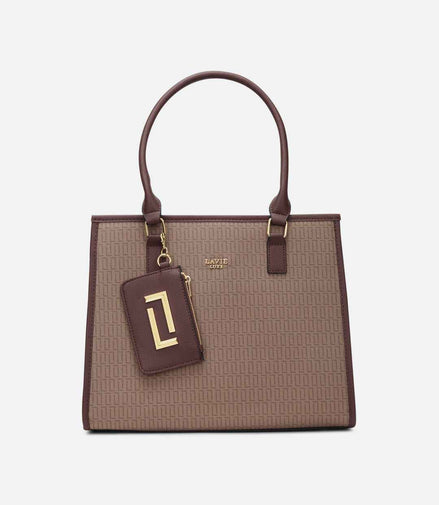 Lavie Luxe Mono Quad25 Large Handbag