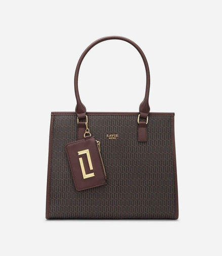 Lavie Luxe Mono Quad25 Large Handbag