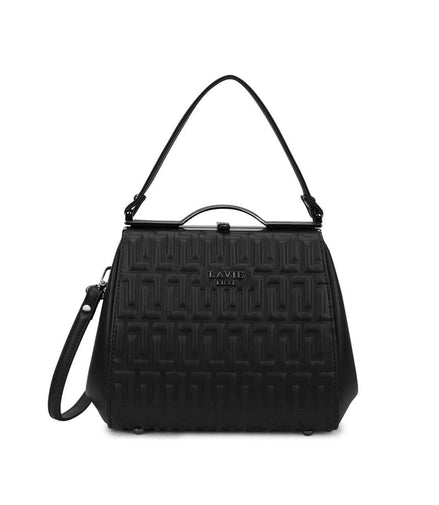 Lavie Luxe Fluffel Frame Small Satchel Bag