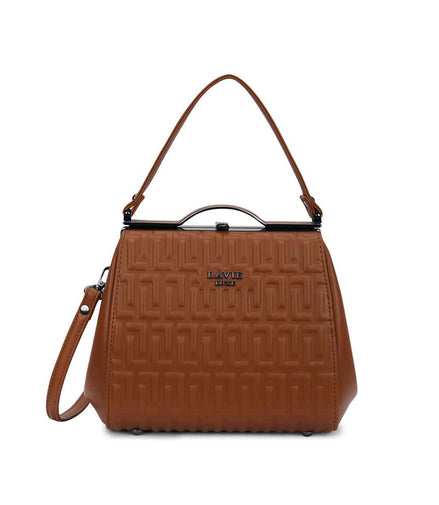 Lavie Luxe Fluffel Frame Small Satchel Bag