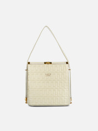 Lavie Luxe Glarel25 Medium Frame Handbag in Ivory