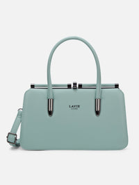 Lavie Luxe Book Frame Handbag in Mint Green