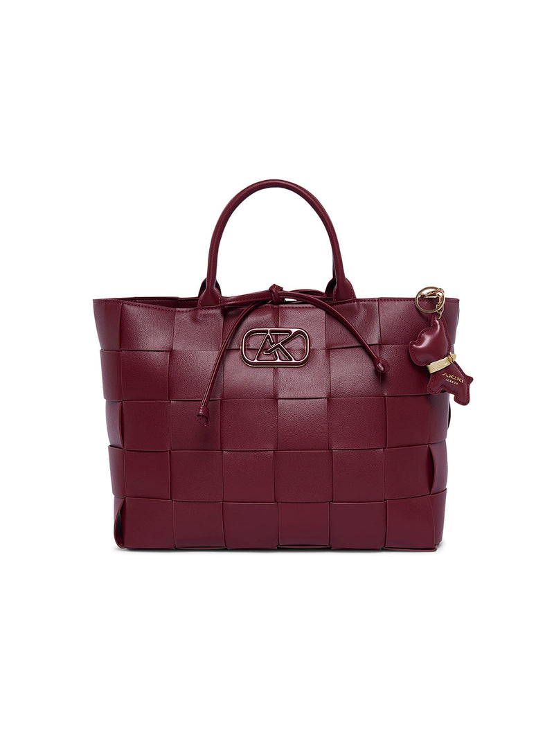AKIKI London Edmonton 34 Large Tote Bag - Wine
