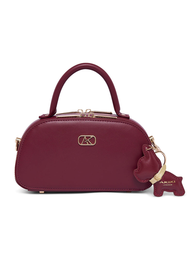 AKIKI London Millwall 22 Small Sling Bag - Wine