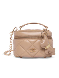 AKIKI London Clapham 7 Small Vanity Bag Beige detail