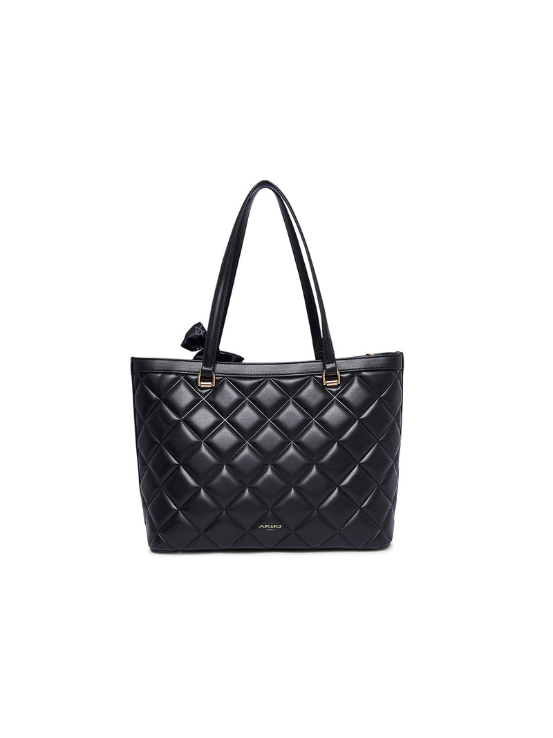 AKIKI London Vauxhall 36 Large Tote Bag Black detail