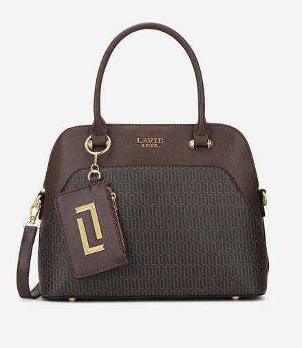 Lavie Luxe Monogram Valle25 Medium Handbag