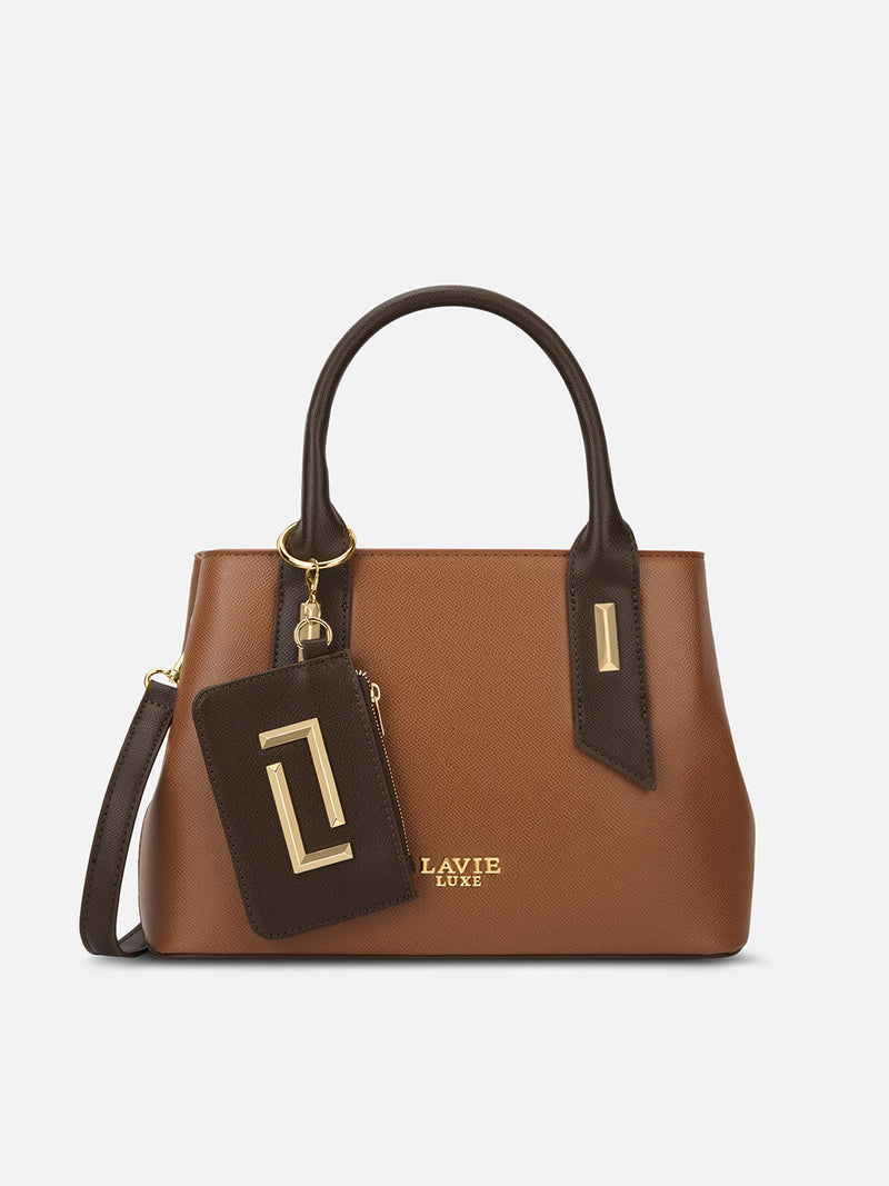 Lavie Luxe Duo Rumba Handbag in Brown
