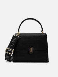 Lavie Luxe Duo Merci Satchel Bag in Black
