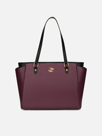 Lavie Signature Lincoln Large Tote Bag in Wine
