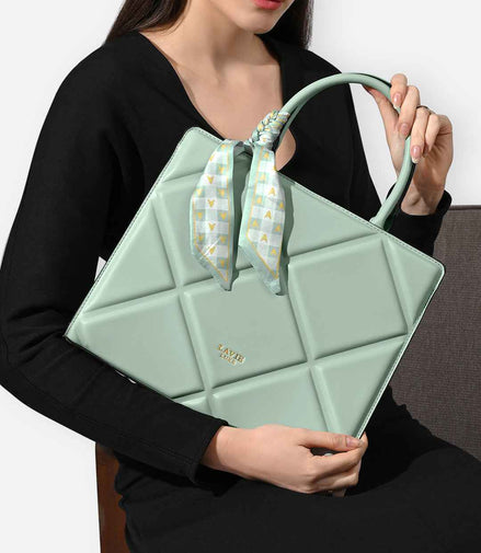 Lavie Luxe Quare Large Satchel Bag
