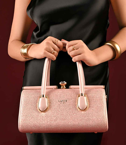 Lavie Luxe Dazzle Large Frame Handbag